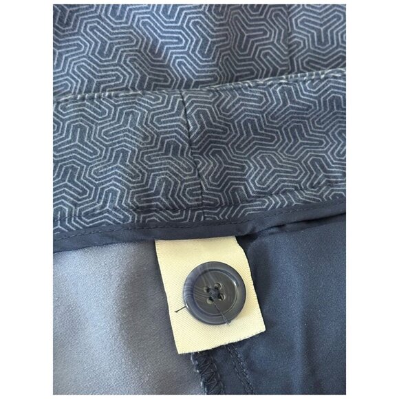 Hilary Radley Stretch Slim Leg Crop Pants in Blue Women's Size 8 - Picture 5 of 9